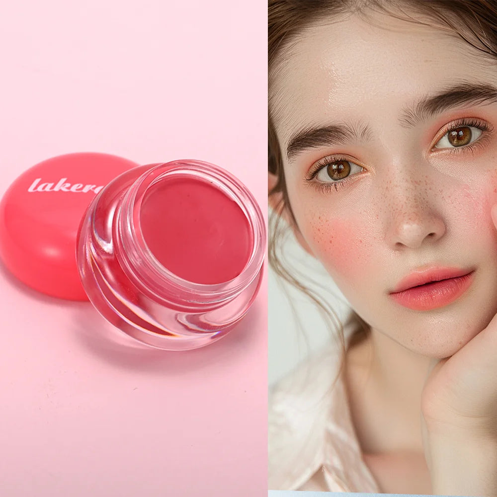 Lip&Cheek Blurry Pudding Pot Blushed Moment Blur blush Baby Makeup 5g Blush Buildable Lightweight Multi-Use Soft Matte Finish HIP
