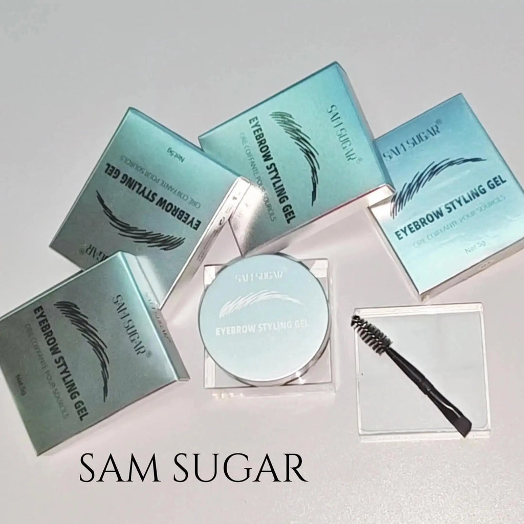SAM SUGAR Waterproof Eyebrow Gel – Long-Lasting Brow Wax Eyebrow Styling Gel HIP