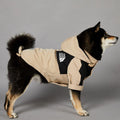 Winter Windproof Dog Jacket – Reflective Coat for Small Dogs Dog Winter Jacket HIP Khaki - Jacket L
