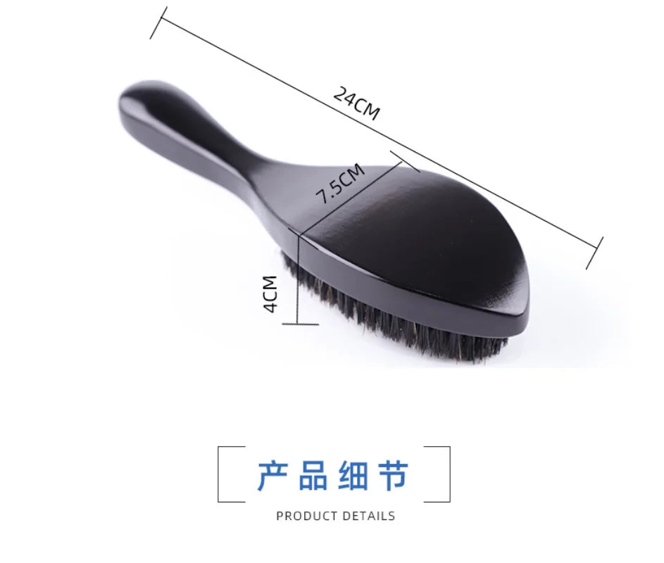 Comb Men Slcked Black Styling Comb Beard Hair Brushes Beech Texture Massage Waves Anti-knots Barber Hair Accessories Hair Care HIP