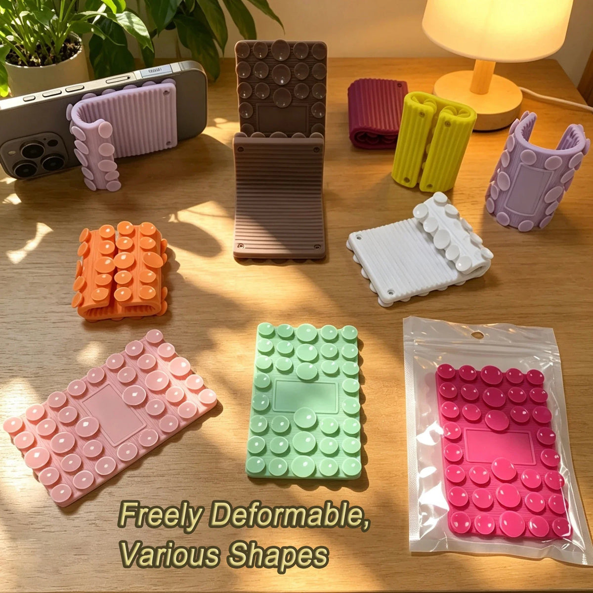 Foldable Silicone Phone Stand – Multi-Angle Adjustable | HIP Phone Stand HIP