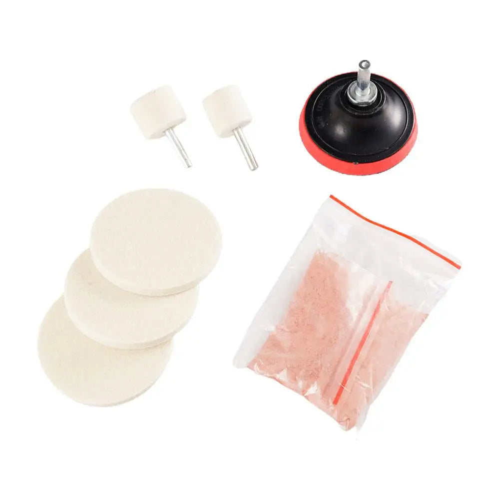 Car Polish Pad 3/4inch For M10/M14 Soft Wool Machine Waxing Polisher Car Body Polishing Discs Cleaning Removes Scratches Tool HIP 50g set