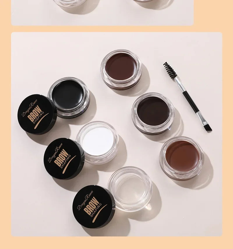 6-Color Eyebrow Styling Cream Wax Gel – Waterproof & Long-Lasting Eyebrow Styling Wax HIP