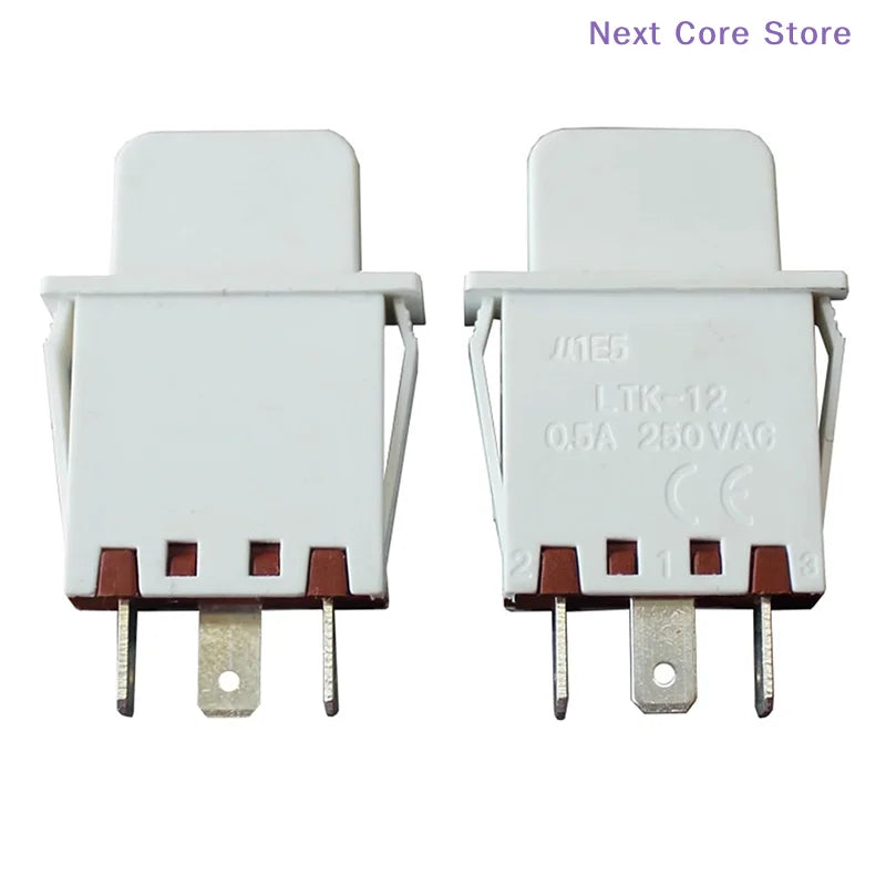 3-Pin NO/NC Button Switch for Refrigerators & Appliances Button Switch HIP