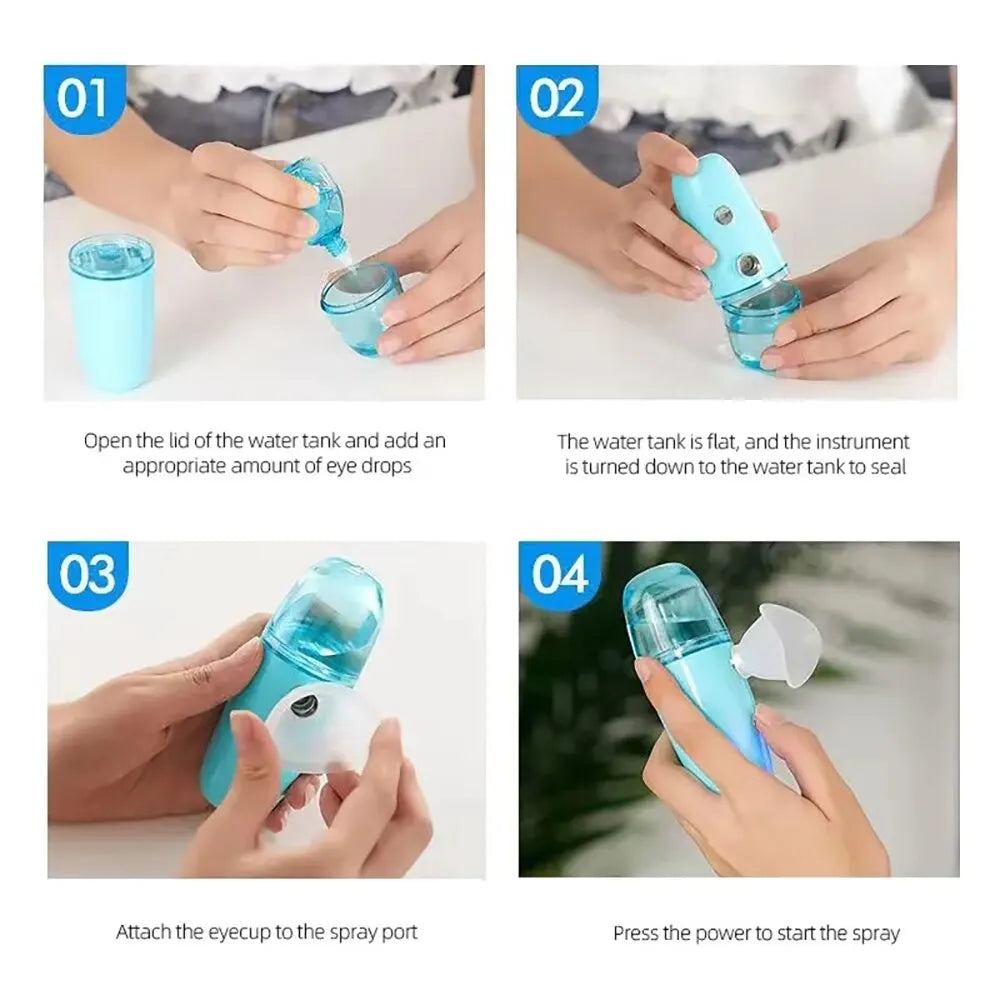 Portable Nano Mist Eye Sprayer – USB Rechargeable Eye Care Eye Mist Sprayer HIP