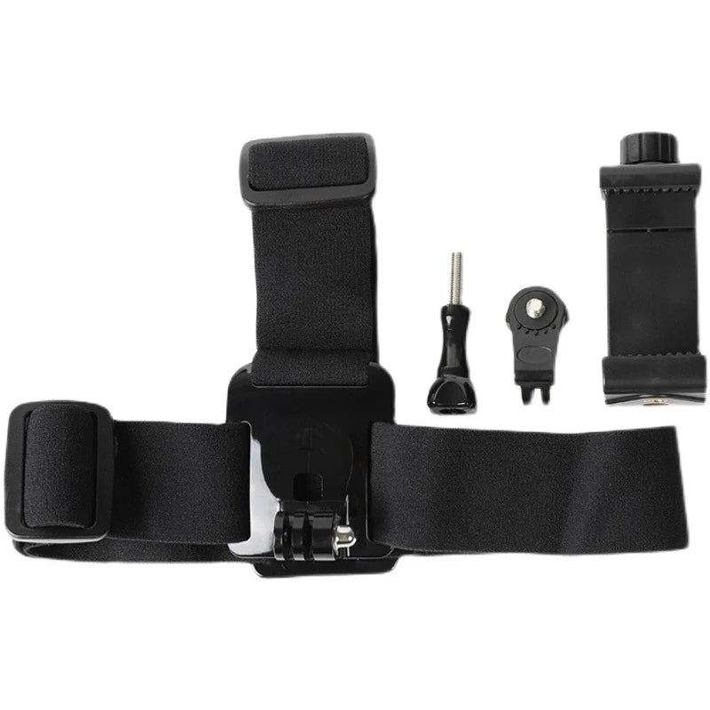 Headband Phone & Action Camera Mount Strap – GoPro, iPhone Camera Head Mount HIP 1 Set