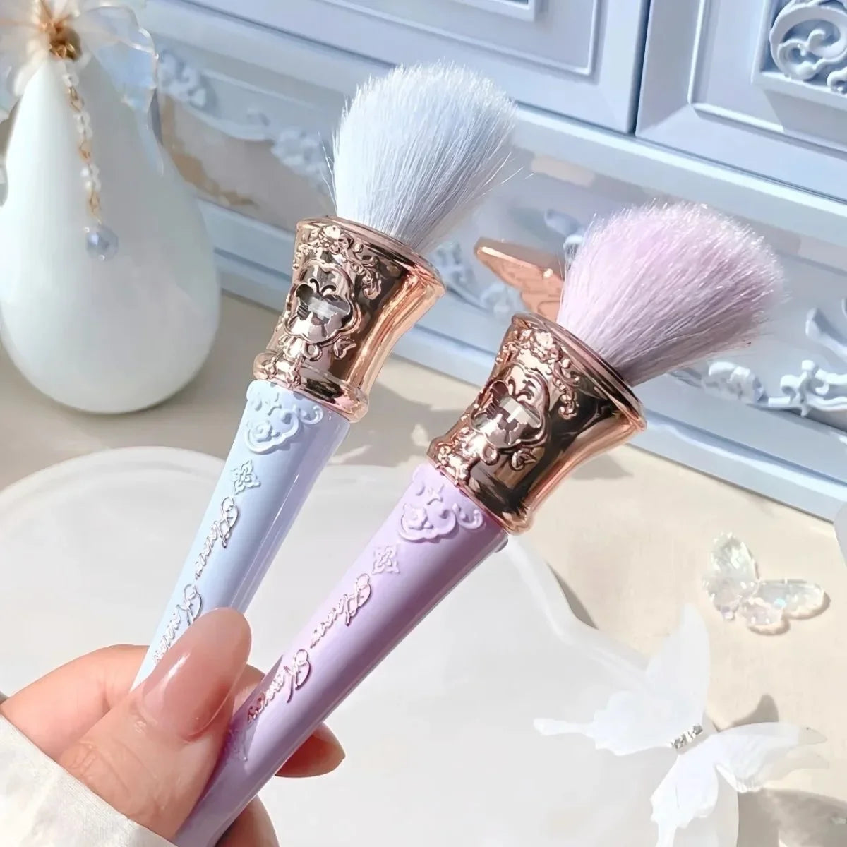 Flower Knows Goat Hair Blush & Loose Powder Brush Blush Makeup Brush HIP
