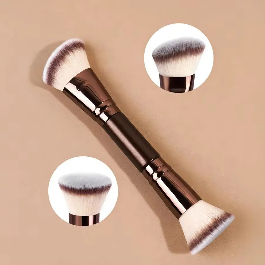 6-Piece Double-Ended Face Makeup Brush Set – Foundation & Concealer Double-Ended Makeup Brush Set HIP