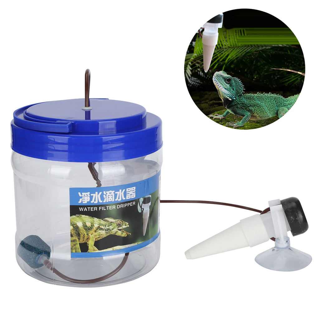 Reptile Water Dripper Reptile Watering Tool Reptile Water Dripper Kit Plants Irrigation Devices Reptile Humidifier Watering Tool HIP
