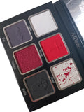 Afflano Goth Eyeshadow Palette – 6 Dark Pigmented Shades Eyeshadow Palette HIP 01Vampire Bride