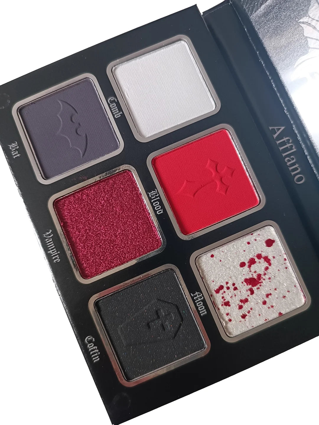 Afflano Goth Eyeshadow Palette – 6 Dark Pigmented Shades Eyeshadow Palette HIP 01Vampire Bride