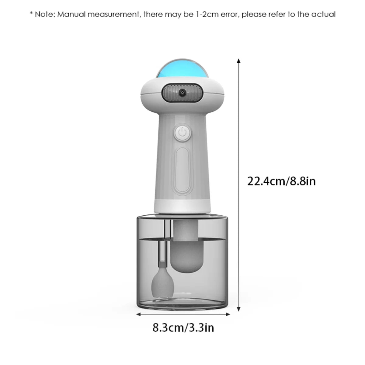 A UFO Flying Saucer Shape Cats And Dogs Bathing With Electric Foam Machine USB Rechargeable Automatic Soap Dispenser Foam Machin HIP