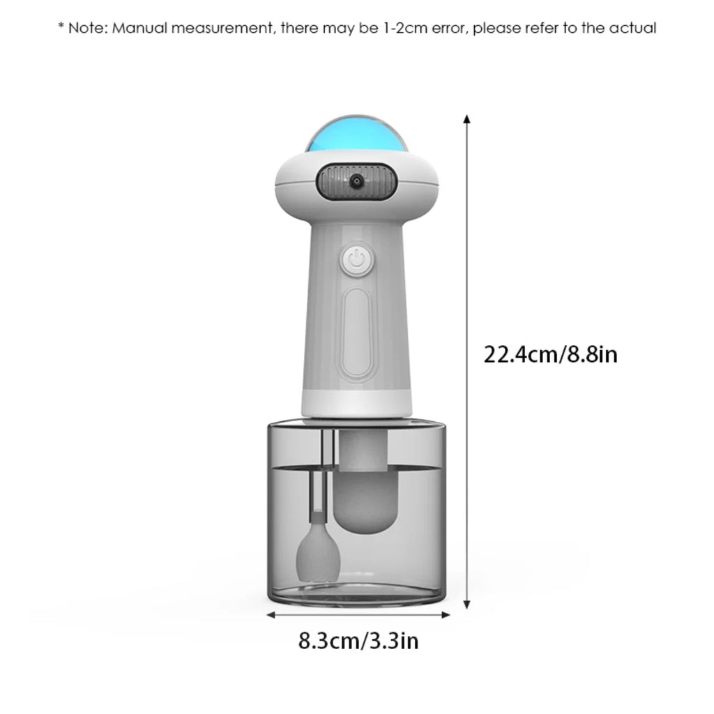 A UFO Flying Saucer Shape Cats And Dogs Bathing With Electric Foam Machine USB Rechargeable Automatic Soap Dispenser Foam Machin HIP