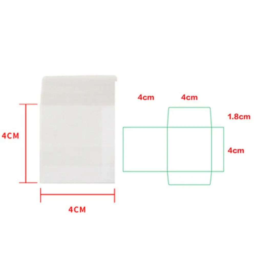 100-Pack Blank Translucent Envelopes – Invitations & Cards Translucent Envelopes HIP
