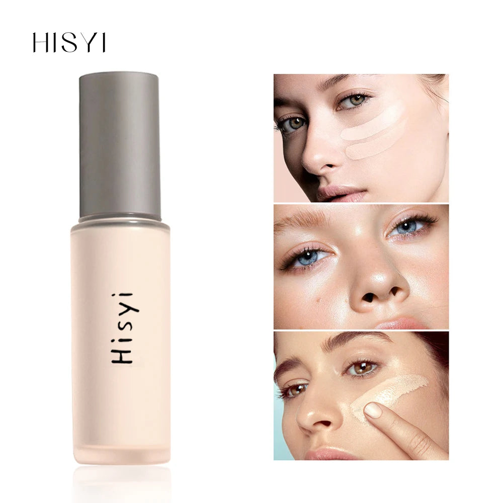 HISYI Silky Liquid Foundation – Brightening & Long-Lasting 30ml Liquid Foundation HIP