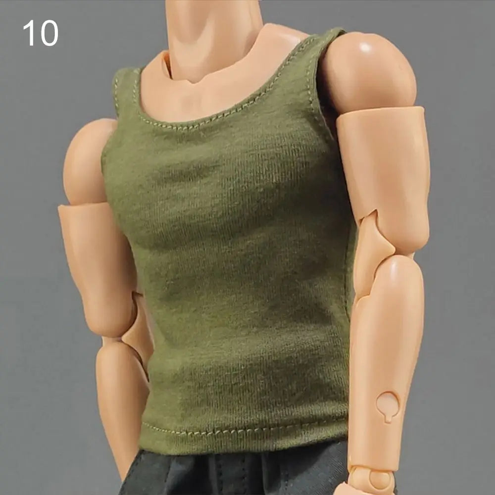 1/6 Scale Action Figure Miniature T-Shirt & Tank Top Clothing Figure Clothing Accessory HIP 10