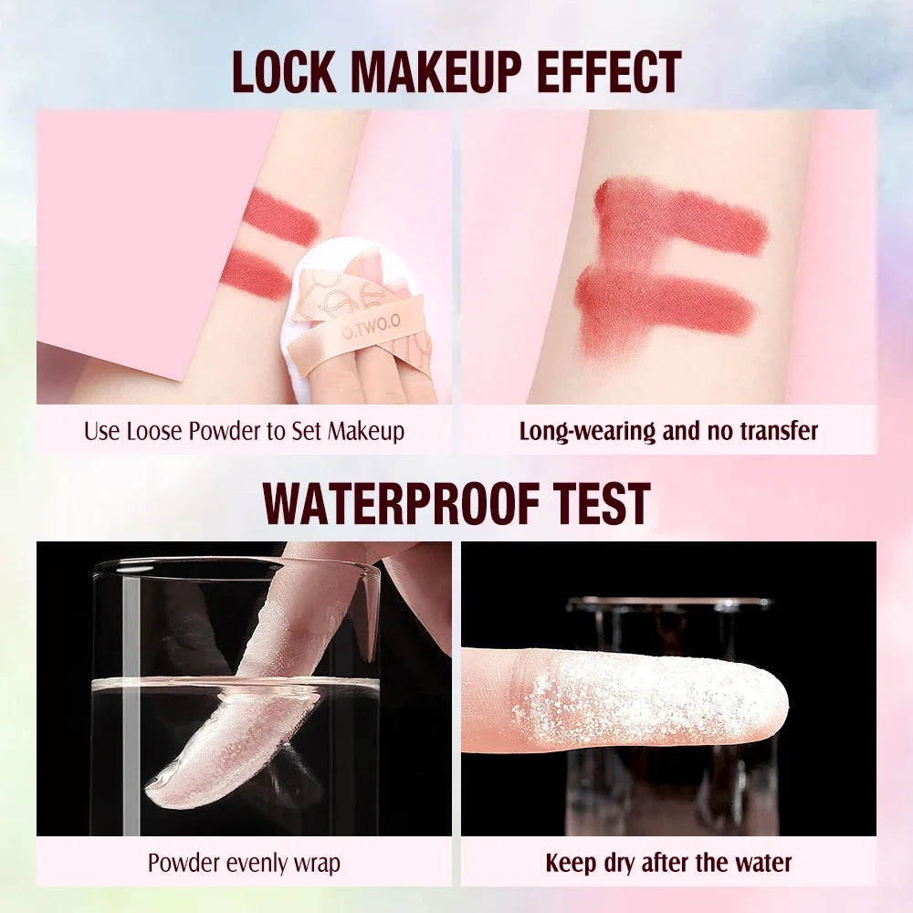 O.TWO.O 3-Color Loose Setting Powder – Matte Oil Control Loose Setting Powder HIP