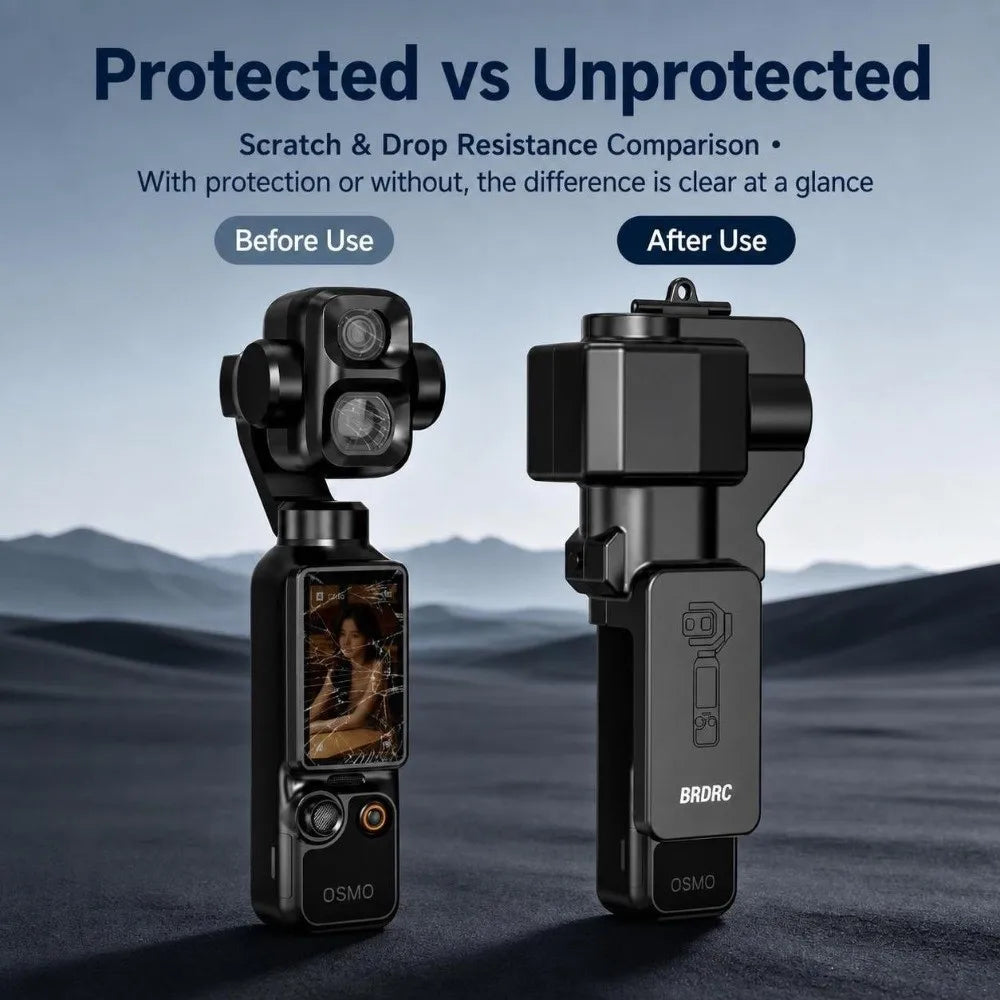 DJI Osmo Pocket 4P Protective Case – Anti-Scratch Flip Cover Camera Protective Case HIP
