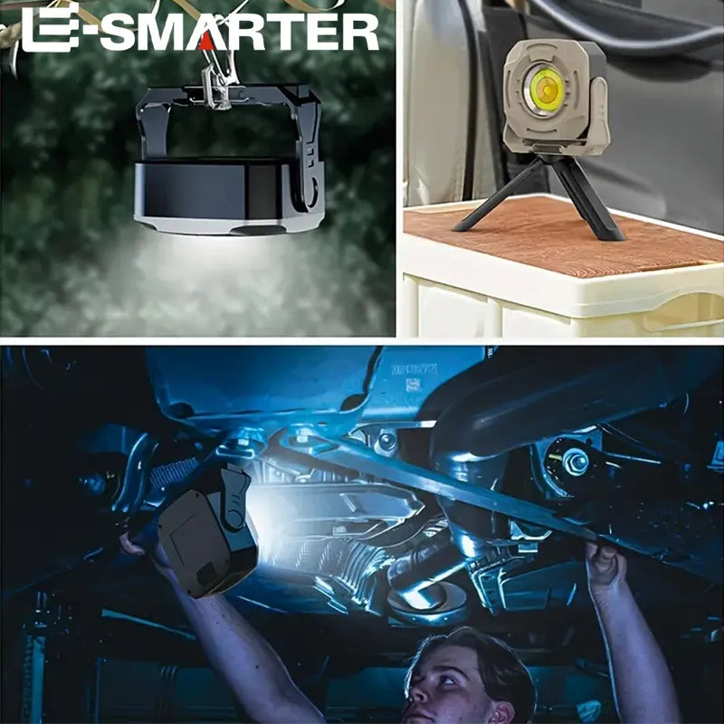 COB Magnetic Work Lamp 6 Modes Rechargeable Spotlight | ESMARTER Rechargeable Work Lamp HIP