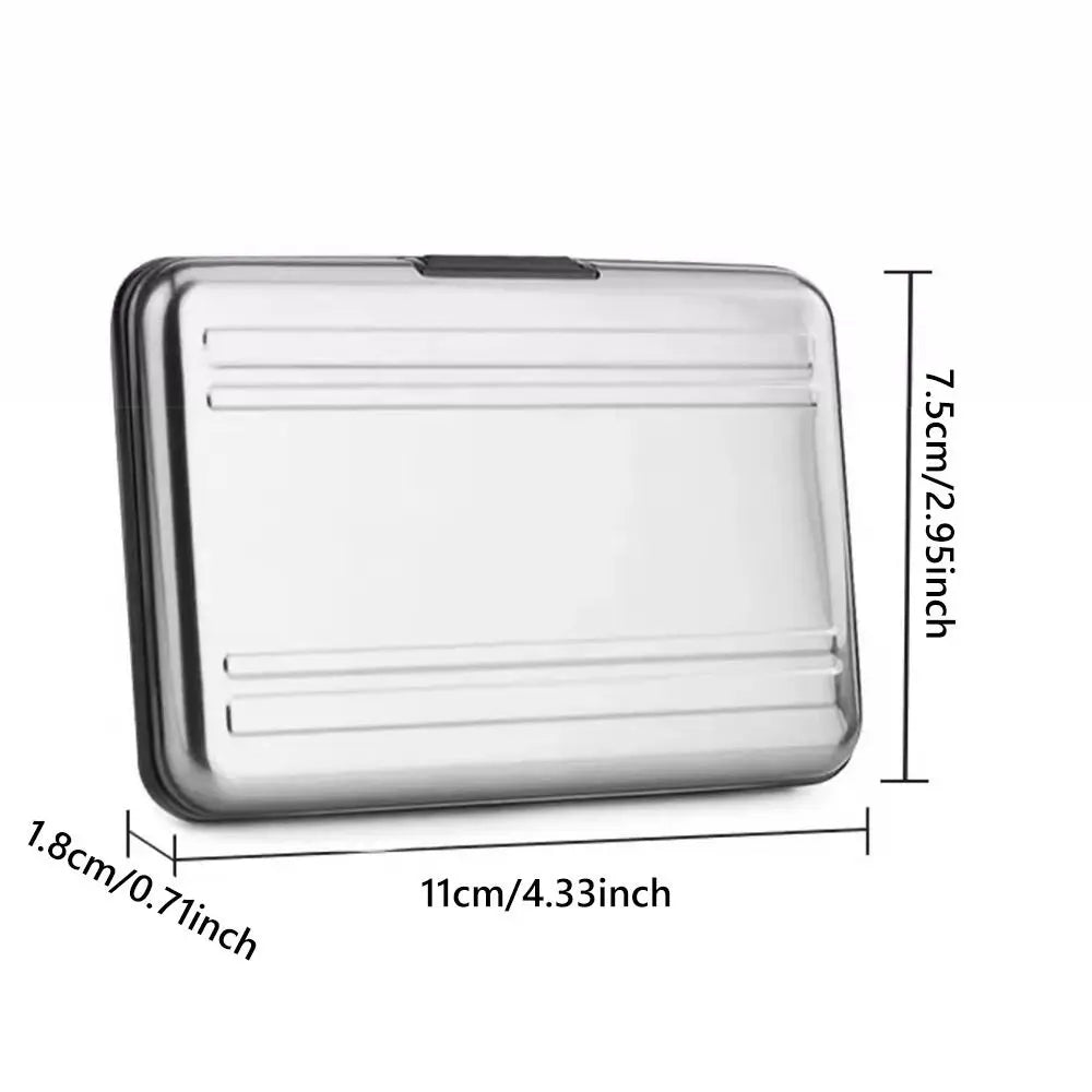16-Slot Aluminum Memory Card Case – SD & TF Card Organizer Memory Card Case HIP