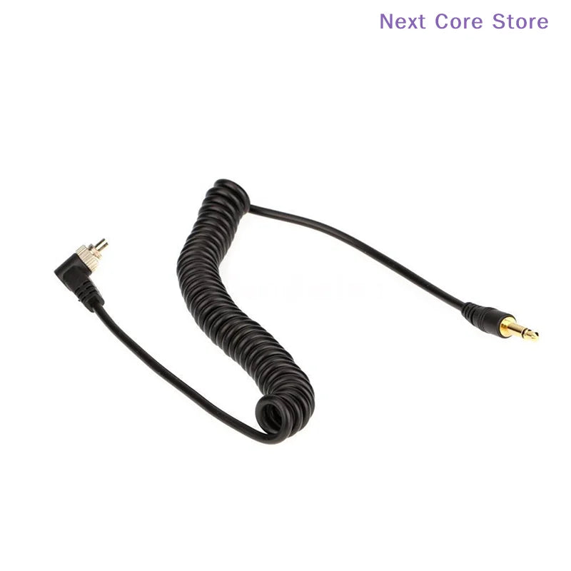 3.5mm to PC Flash Sync Cable Screw Lock – Studio Trigger Flash Sync Cable HIP
