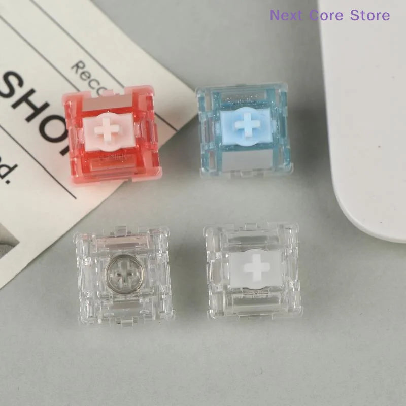 UR Ice Magnetic Linear Switch RGB Transparent 35gf – 5PCS Keyboard Switch HIP