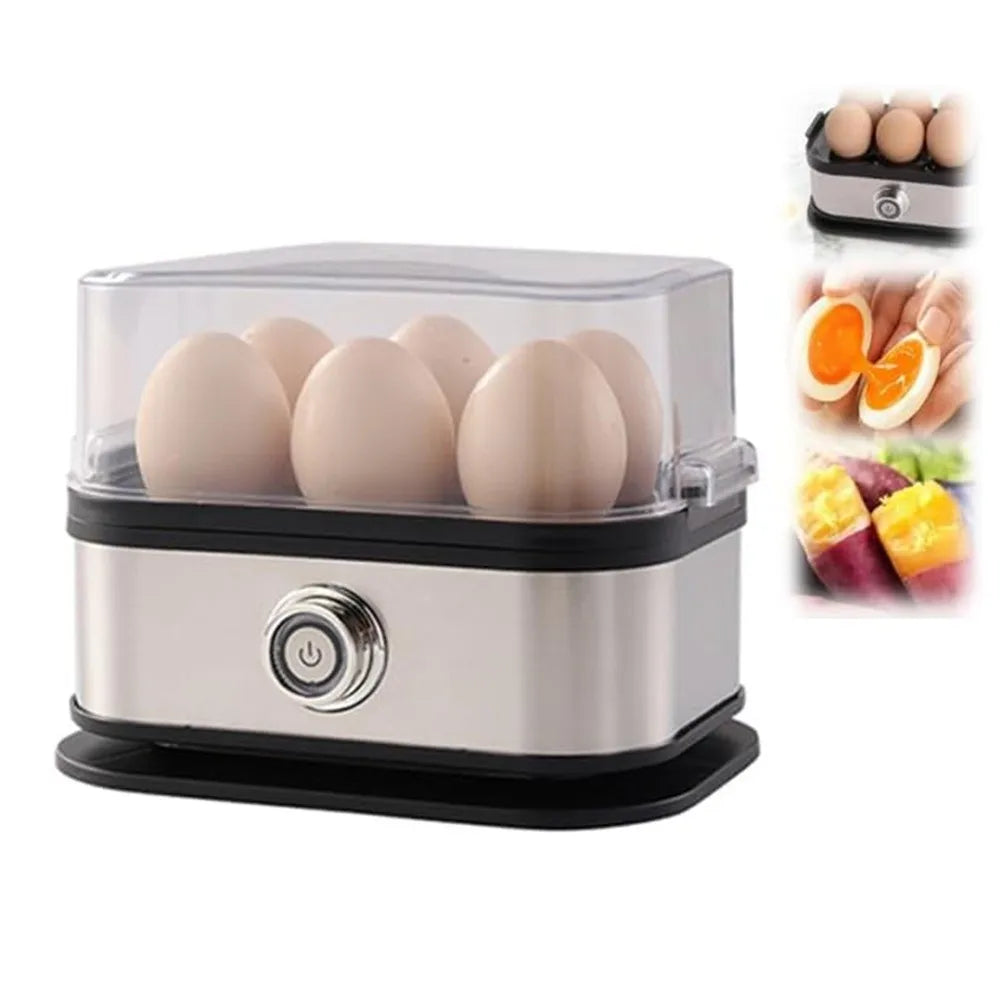 200W Smart Egg Cooker – 6-Egg Capacity & Auto Shut-Off Electric Egg Cooker HIP