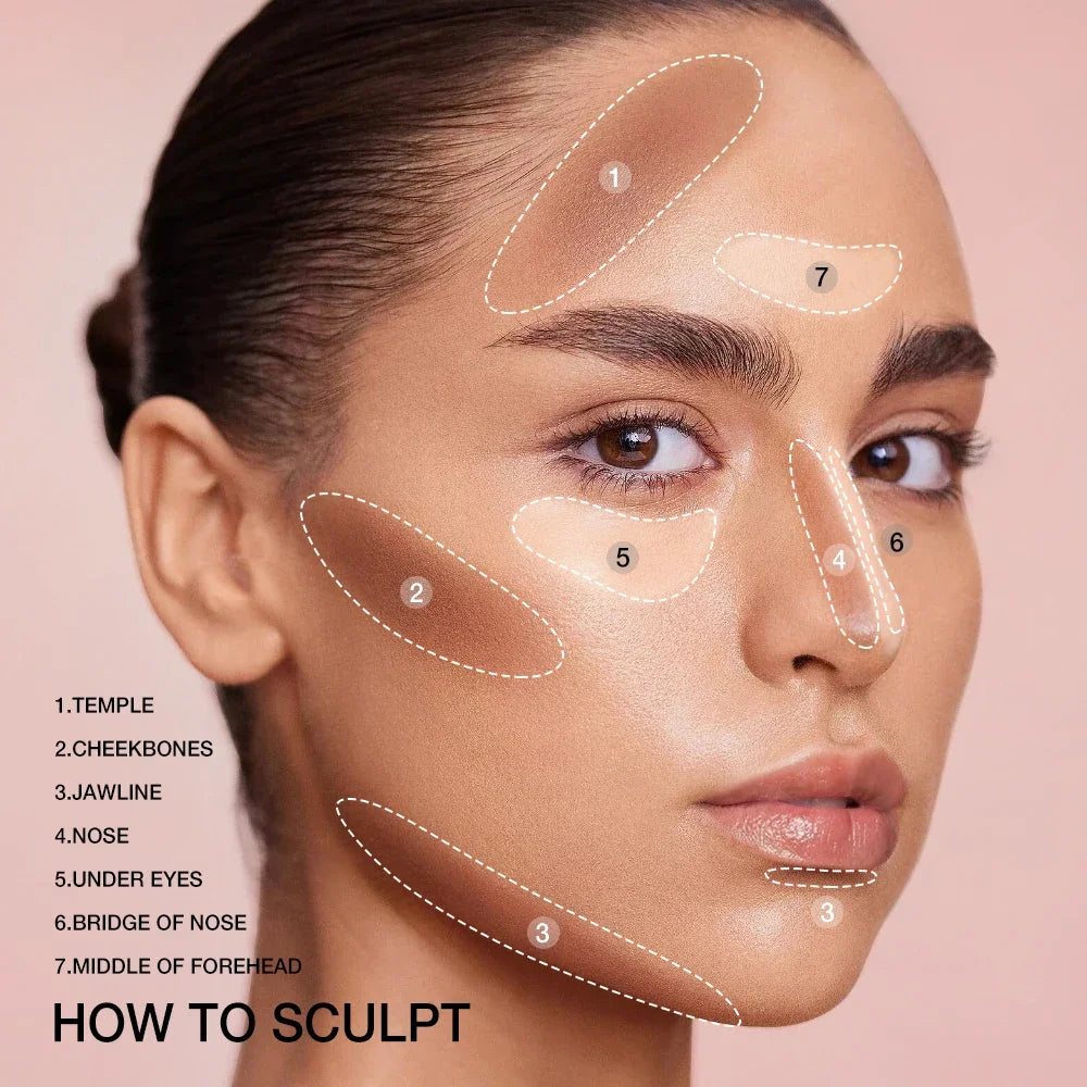O.TWO.O Cream Contour Stick – Bronzer, Concealer & Sculpt Cream Contour Stick HIP