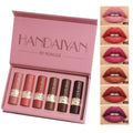 Handaiyan 6-Piece Matte Lipstick Gift Set – Long-Lasting Color Matte Lipstick Set HIP Lipstick Set 3.8gx6pcs Full Size