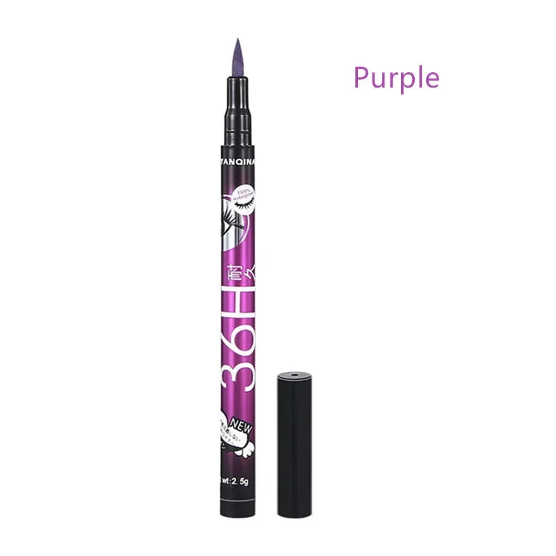 1 PCS Hot Make Up Ultimate Black Liquid Eyeliner Long-lasting Waterproof Eye Liner Pencil Pen Nice Makeup Cosmetic Beauty Tools HIP pruple