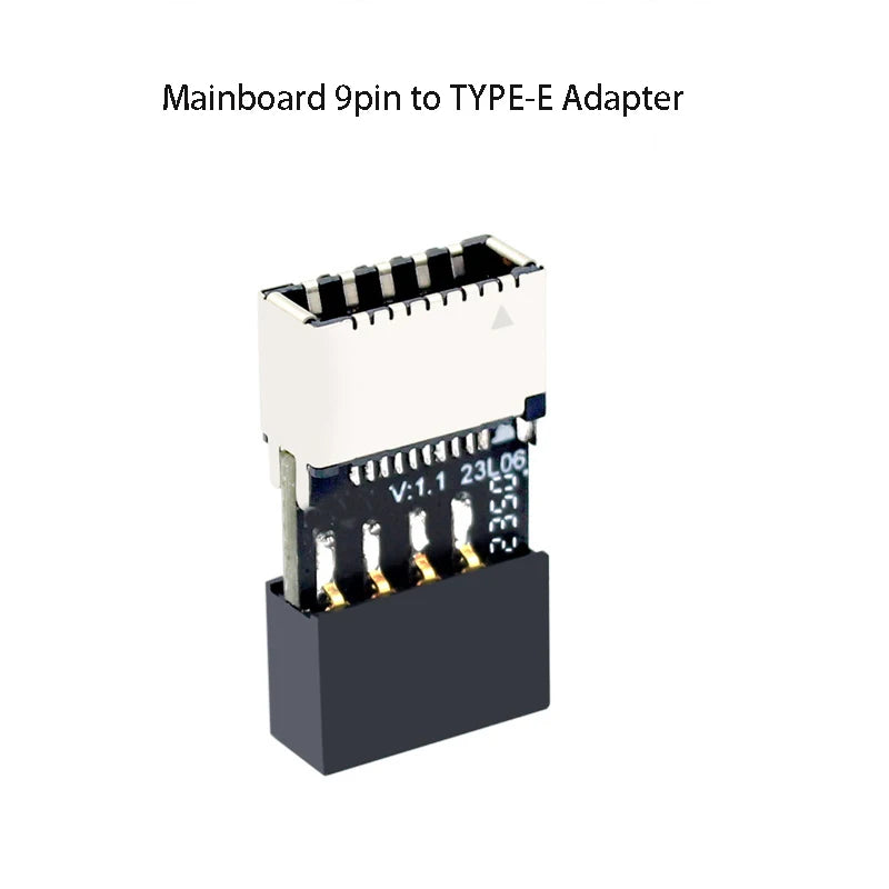 USB 2.0 to Type E Adapter – 9-Pin Motherboard Converter USB Motherboard Adapter HIP