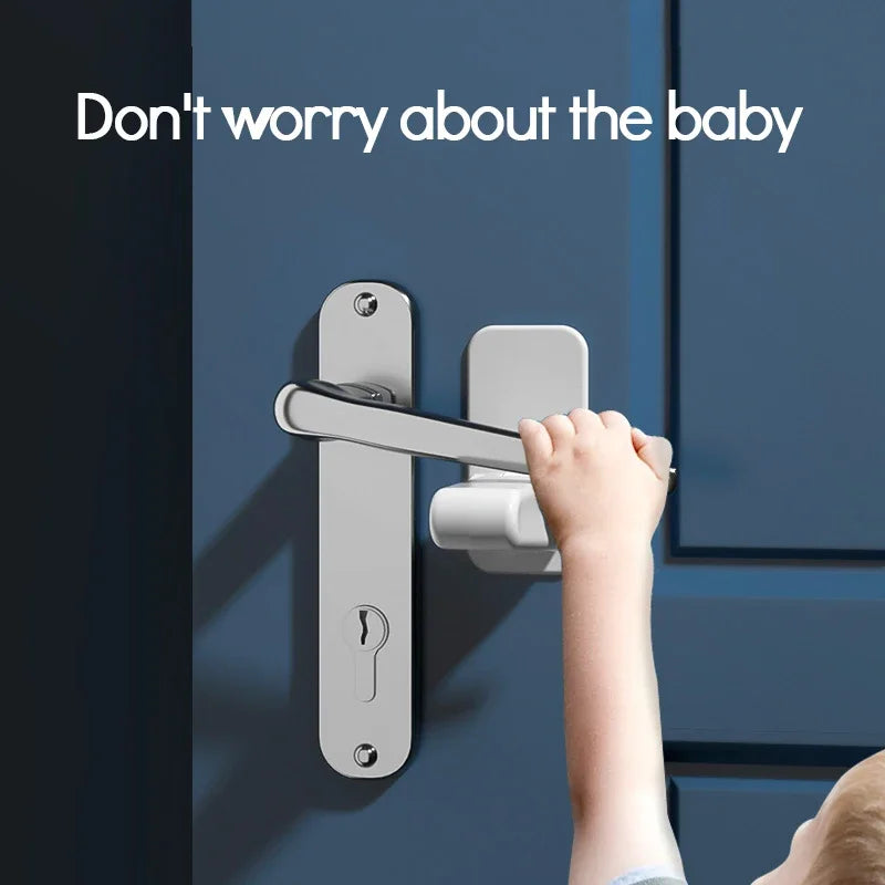 Child Safety Door Handle Locks – Baby & Pet Proof | 1/3/5 Pack Child Safety Lock HIP