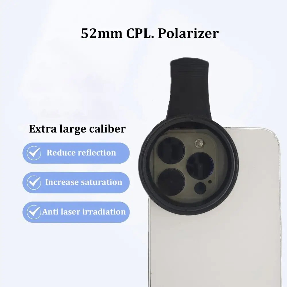 Universal 52mm 67mm CPL Polarizer Lens Filter for Phone & Camera Camera Lens Filter HIP