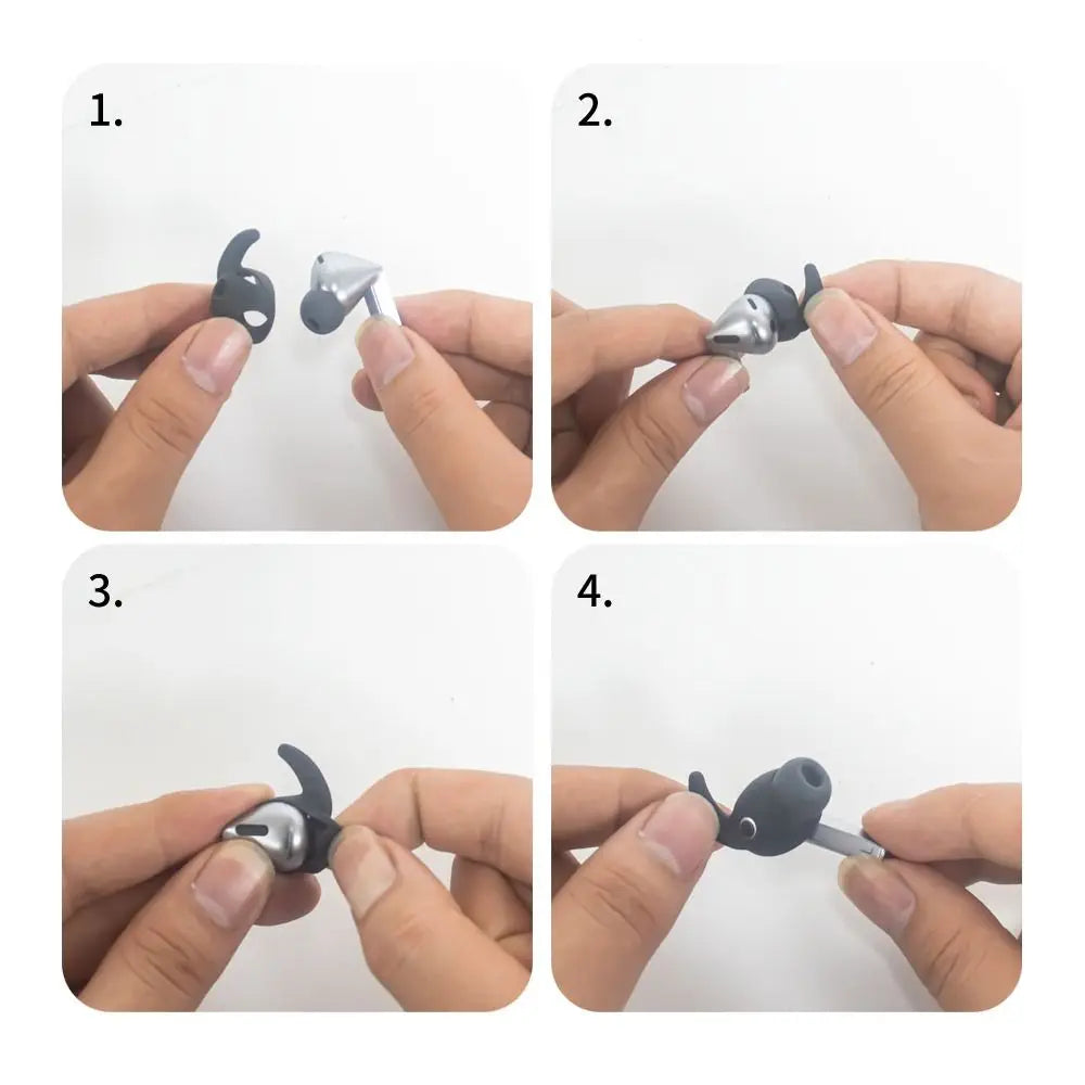 5 Pairs Silicone Eartips Wing Hooks for Samsung Galaxy Buds 3 Pro Earbud Accessories HIP