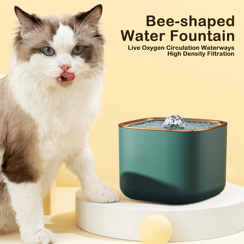 3L Automatic Cat Water Fountain – Quiet Electric Pump Pet Water Fountain HIP