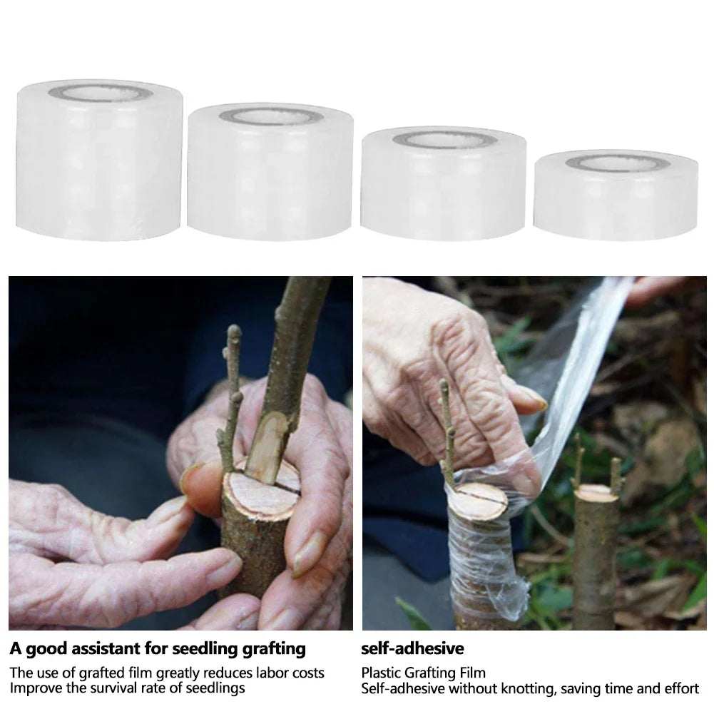 2/34/5cm PE Grafting Tape Film Self-adhesive Portable Garden Tree Plants Seedlings Grafting Supplies Stretchable Eco-friendly HIP