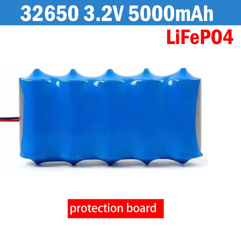 3.2V 32650 LiFePO4 Solar Battery with Protection | SUYIJIA Lithium Iron Battery HIP 50000mah