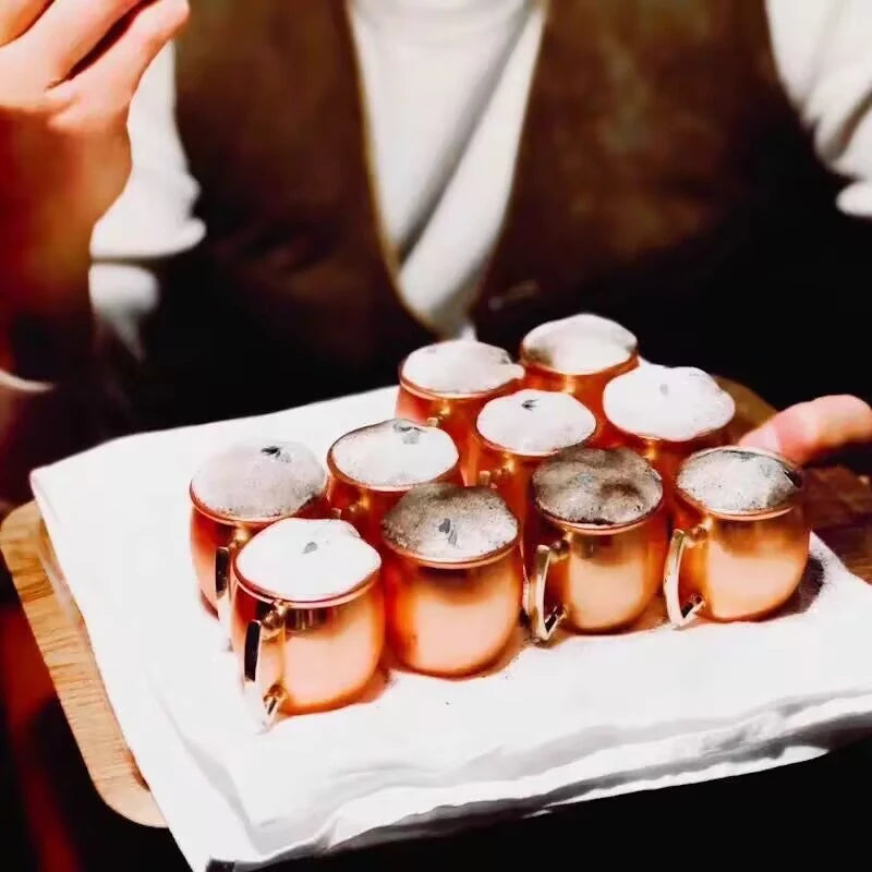 60ml Copper Plated Cocktail Jigger | Stainless Steel Bar Measure Cocktail Jigger HIP