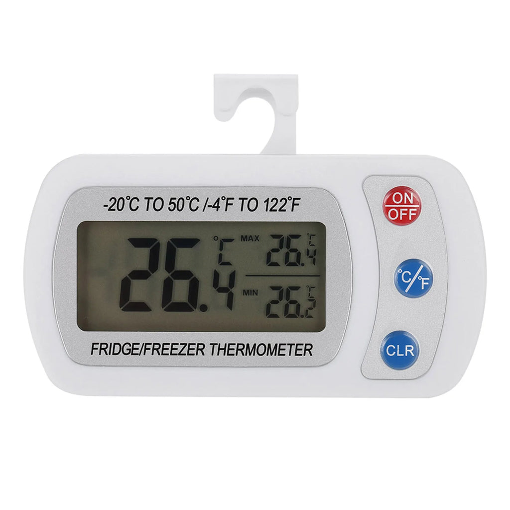 Kitchen Large LCD Refrigerator Fridge Freezer Digital Thermometer with Adjustable Stand/Hanger Freezer Thermometer HIP