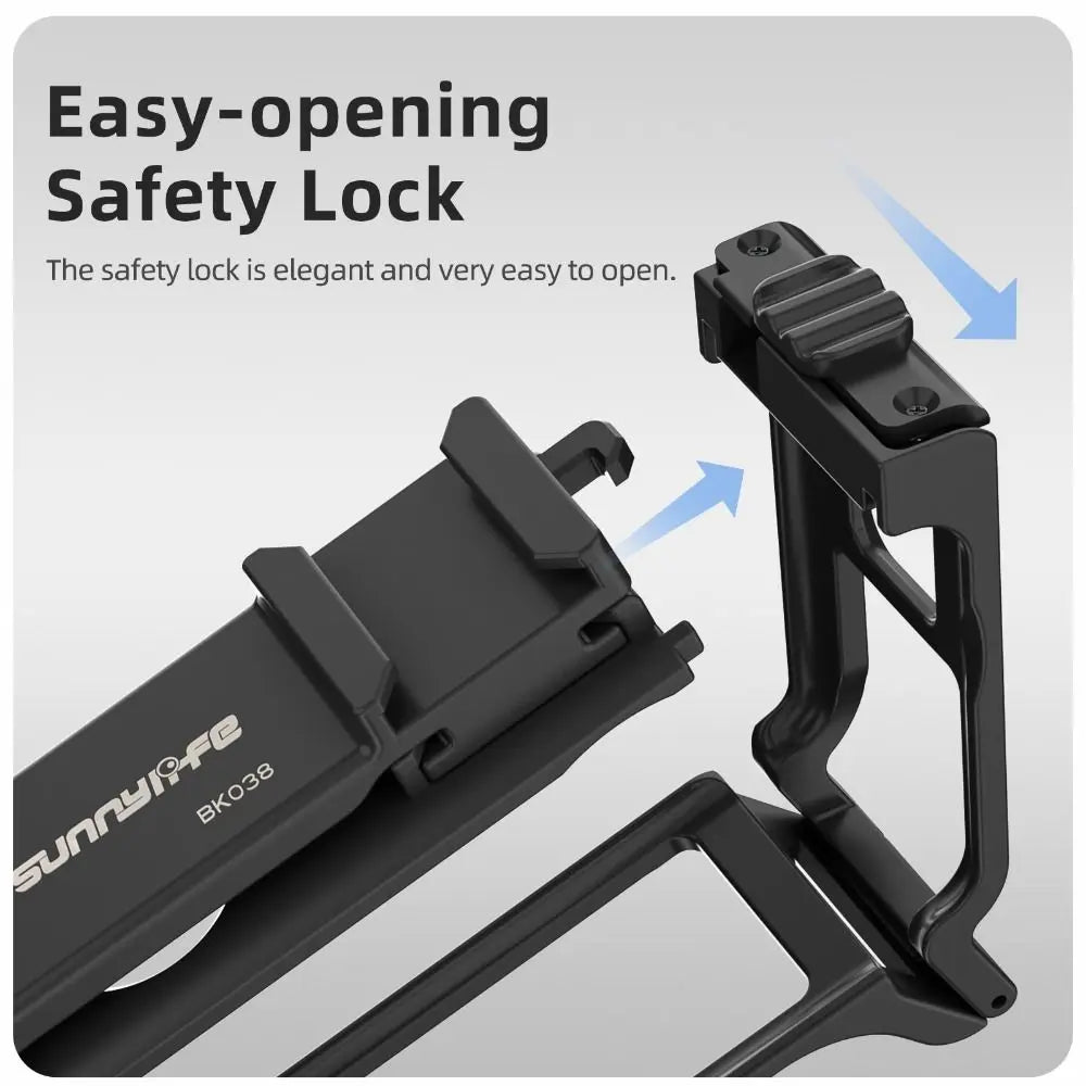 Quick Release Grip Cage for DJI Osmo Action 5 Pro/4/3 Vlog Camera Grip Cage HIP