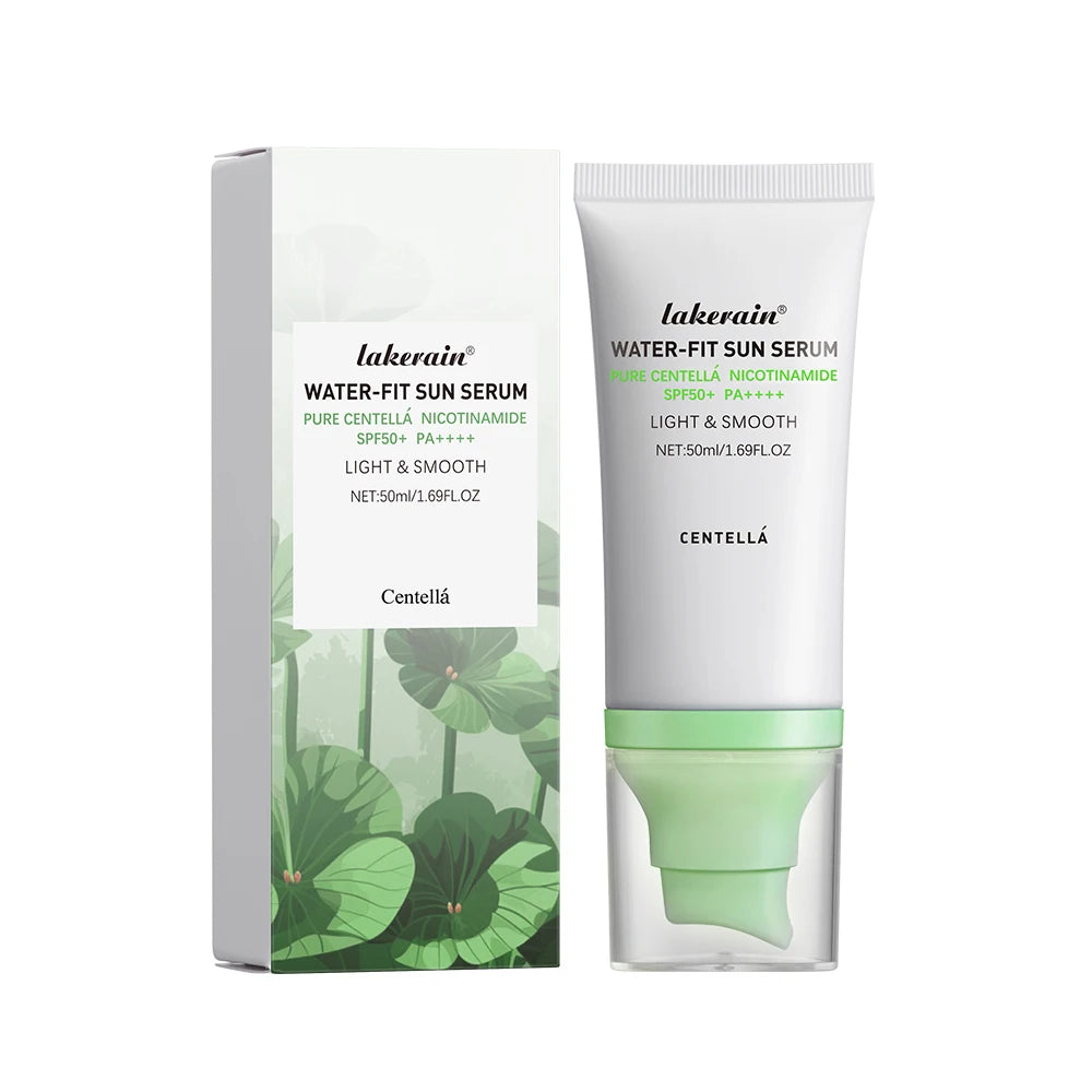 Sunscreen SPF 50 Centella Asiatica No Sticky Refreshing Sunscreen 50ml Sunscreen Essence for Dry Oily Sensitive Skincare HIP 1pc