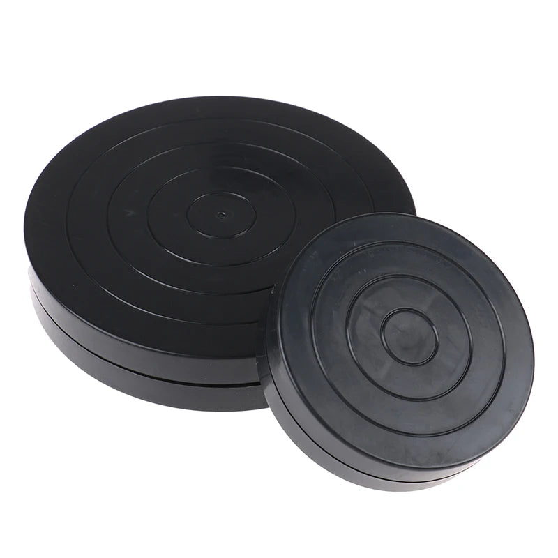 Black Pottery Wheel Turntable – Rotating Clay Sculpting Tool Pottery Turntable HIP