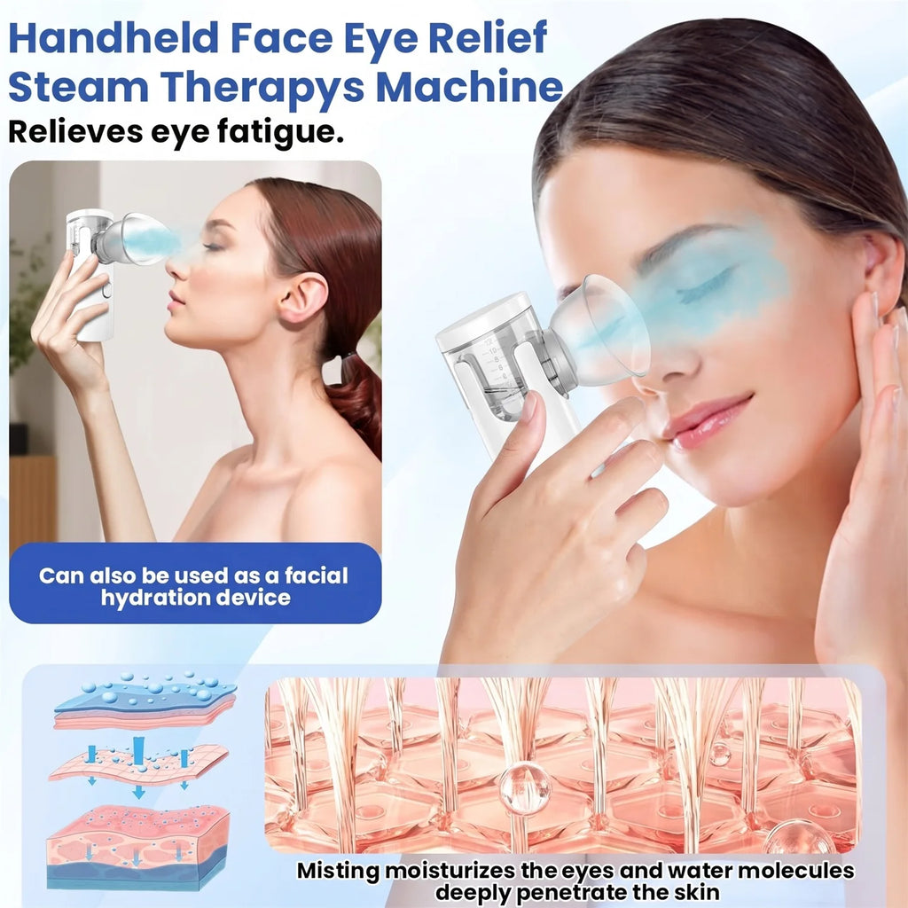 Fireurus Handheld Eye Nebulizer – Moisturizing Eye SPA Atomizer Eye Mist Atomizer HIP