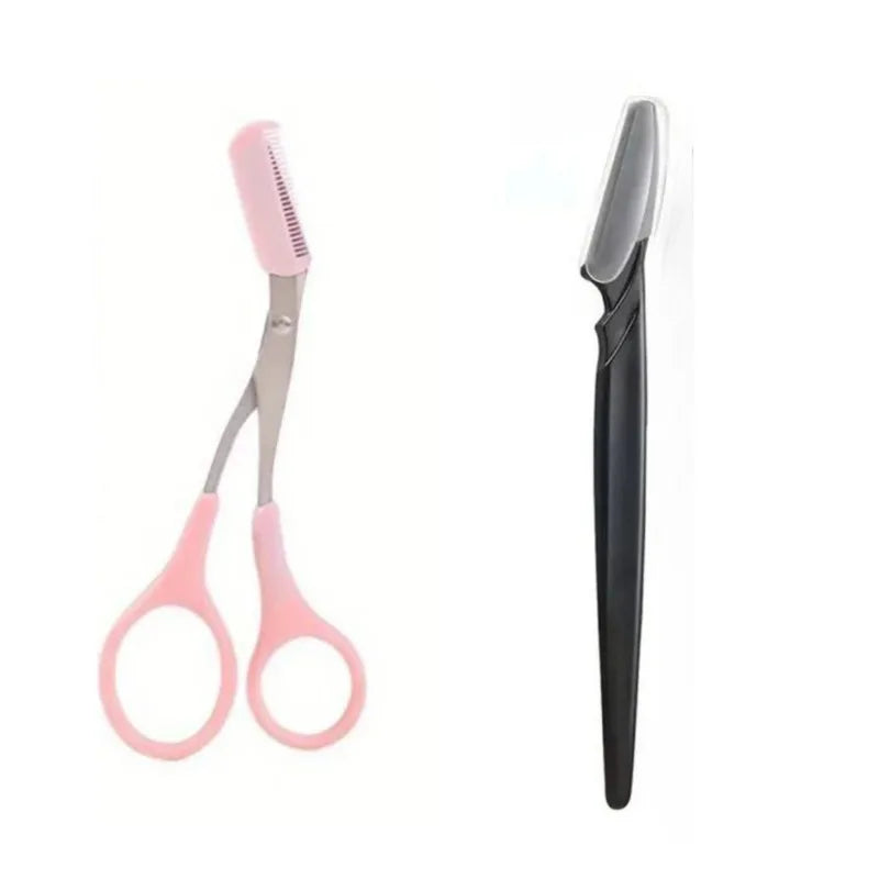 RUZOFO Travel Eyebrow Trimmer & Face Hair Razor Tool Eyebrow Trimmer Razor HIP C613-1PB C514-1Black