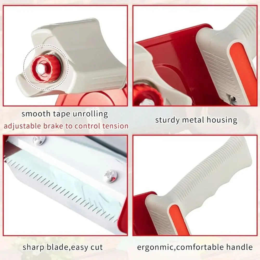 One-Handed Heavy-Duty Tape Dispenser – 5cm Packing Sealer Tape Dispenser HIP
