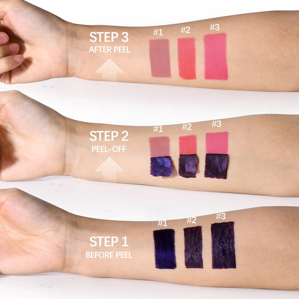 Long Lasting Lip Inks Korean Matte Lip Tint Peel Off Matte Tick for Lips Stick Free Shipping Liquid Lipstick Waterproof Makeup HIP