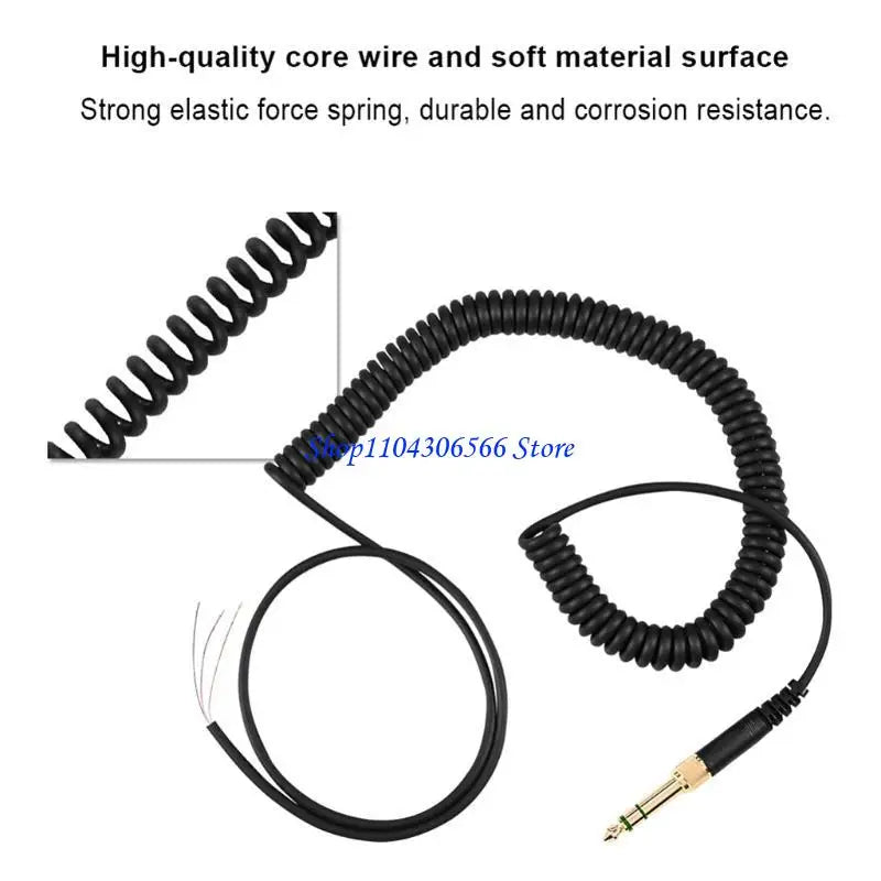 Replacement Coiled Spring Stereo Cable – DT 770 & 990 PRO Headphone Cable HIP