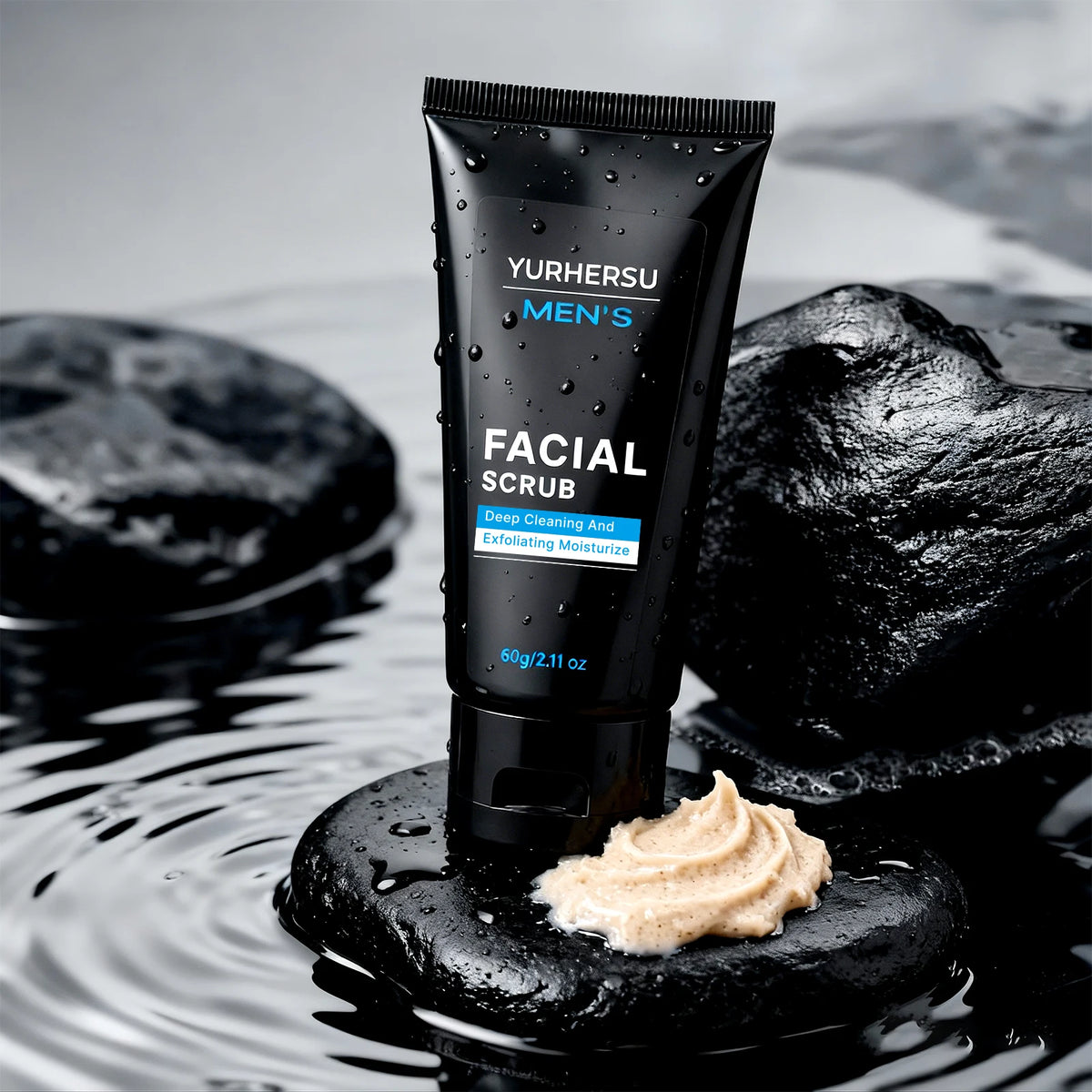 Men's Oil Control Exfoliating Face Scrub – Deep Pore Cleanse Men's Face Scrub HIP
