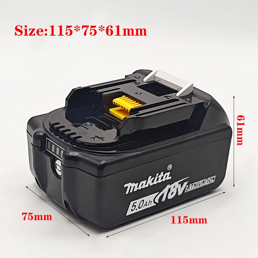 Makita 18V 5Ah Battery BL1850B Li-Ion – LXT Compatible Power Tool Battery HIP