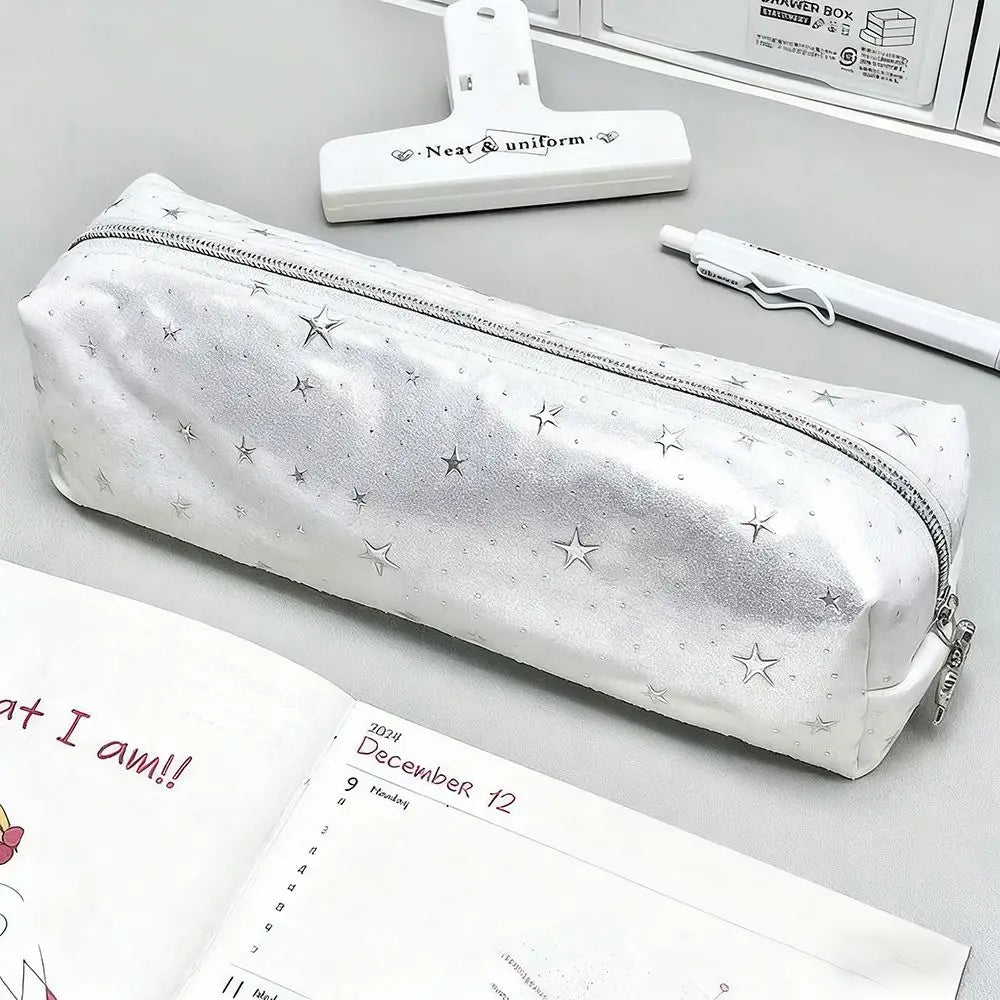 Star Pattern Pencil Case – Large Capacity Oxford Cloth Pen Bag Pencil Case HIP